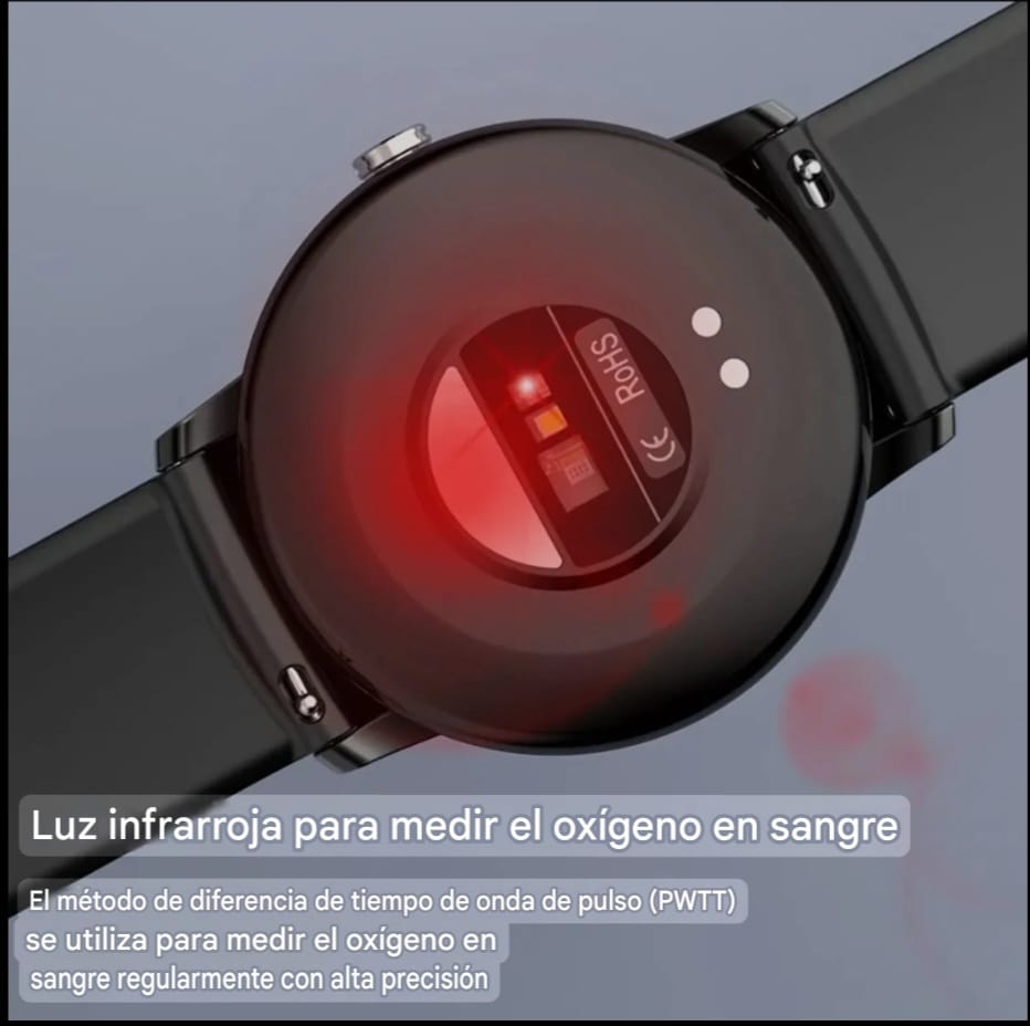 Reloj Inteligente Medidor de Glucosa NFC Smart