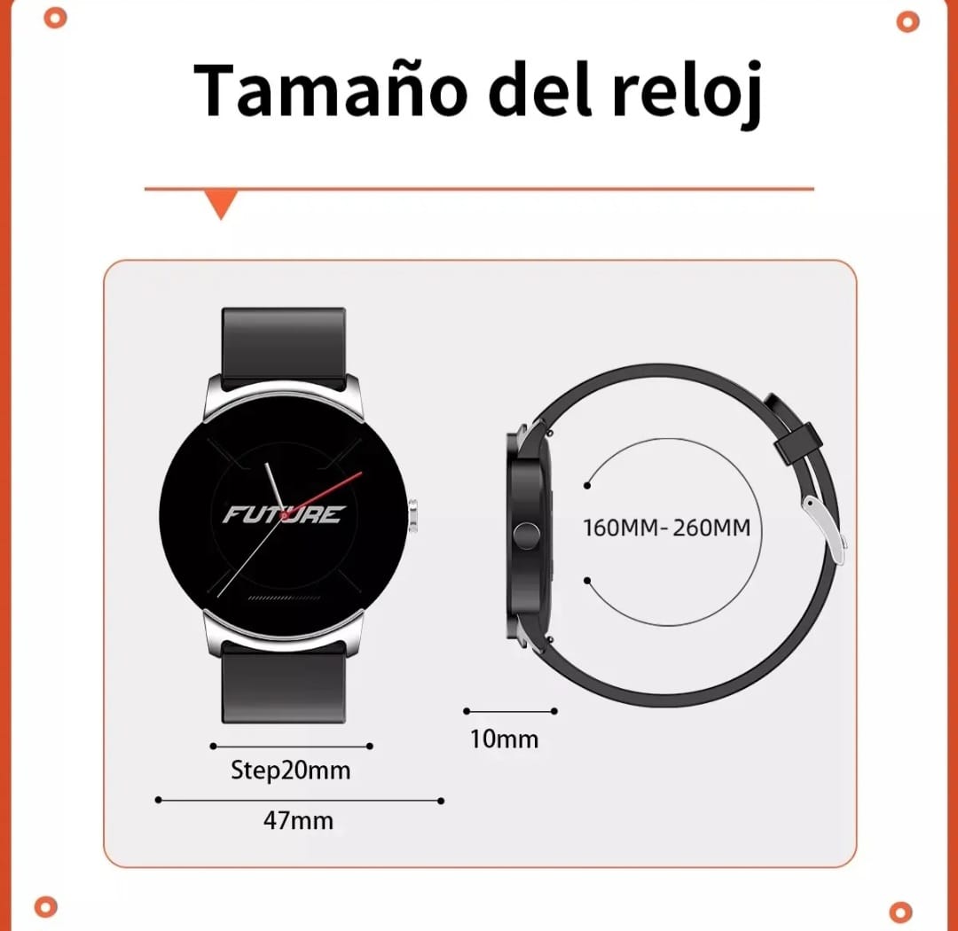 Reloj Inteligente Medidor de Glucosa NFC Smart