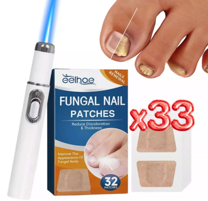 Kit Laser Silk Feet Nail + Parches